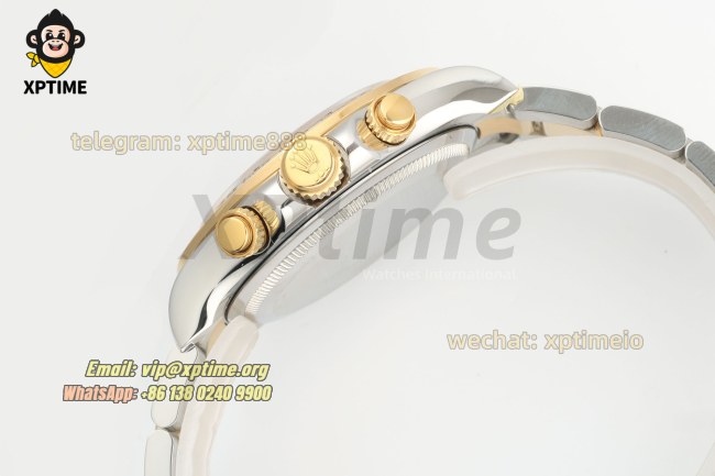 Daytona 126503 40mm CLEAN Black & Golden/Diamonds on YG/SS Bracelet SH4131 Super Clone Daytona 126503 40mm CLEAN Black & Golden/Diamonds on YG/SS Bracelet SH4131 Super Clone