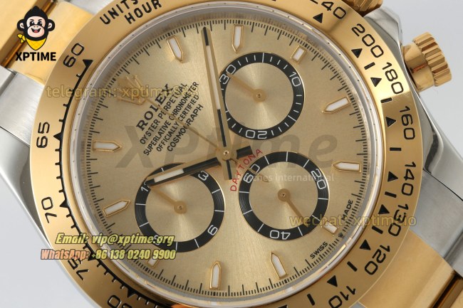 Daytona 126503 40mm CLEAN Golden/Sticks on YG/SS Bracelet SH4131 Super Clone Daytona 126503 40mm CLEAN Golden/Sticks on YG/SS Bracelet SH4131 Super Clone