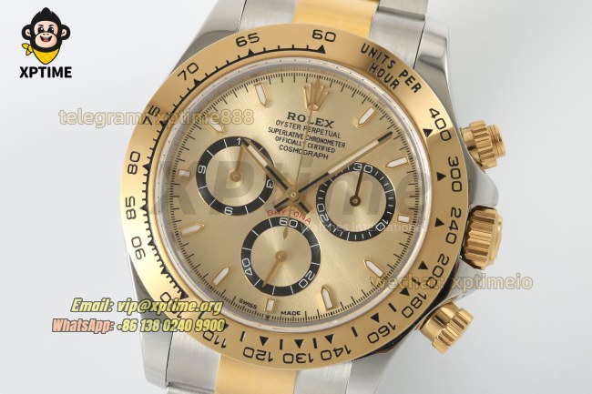 Daytona 126503 40mm CLEAN Golden/Sticks on YG/SS Bracelet SH4131 Super Clone Daytona 126503 40mm CLEAN Golden/Sticks on YG/SS Bracelet SH4131 Super Clone