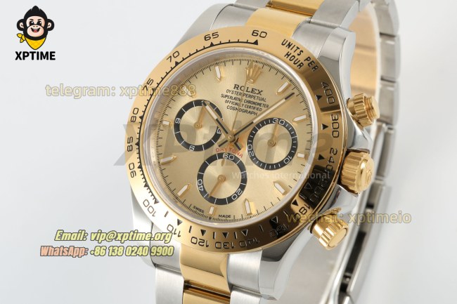 Daytona 126503 40mm CLEAN Golden/Sticks on YG/SS Bracelet SH4131 Super Clone Daytona 126503 40mm CLEAN Golden/Sticks on YG/SS Bracelet SH4131 Super Clone