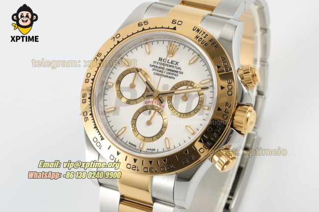Daytona 126503 40mm CLEAN White/Sticks on YG/SS Bracelet SH4131 Super Clone Daytona 126503 40mm CLEAN White/Sticks on YG/SS Bracelet SH4131 Super Clone