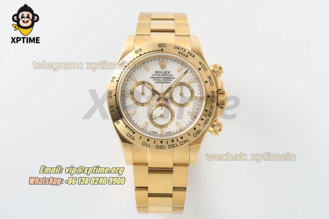 Daytona 126508 40mm CLEAN White/Sticks on YG/YG Bracelet SH4131 Super Clone Daytona 126508 40mm CLEAN White/Sticks on YG/YG Bracelet SH4131 Super Clone