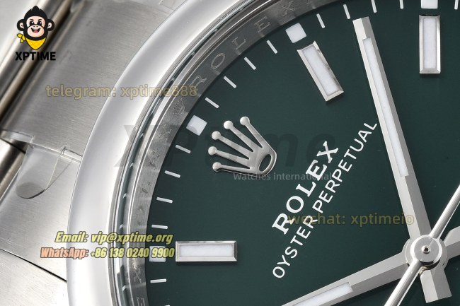 Oyster Perpetual 126000 36mm Clean Green/Stick on SS/SS Bracelet SH3230 Super Clone Oyster Perpetual 126000 36mm Clean Green/Stick on SS/SS Bracelet SH3230 Super Clone