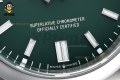 Oyster Perpetual 126000 36mm Clean Green/Stick on SS/SS Bracelet SH3230 Super Clone Oyster Perpetual 126000 36mm Clean Green/Stick on SS/SS Bracelet SH3230 Super Clone