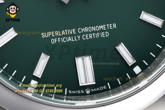 Oyster Perpetual 126000 36mm Clean Green/Stick on SS/SS Bracelet SH3230 Super Clone Oyster Perpetual 126000 36mm Clean Green/Stick on SS/SS Bracelet SH3230 Super Clone