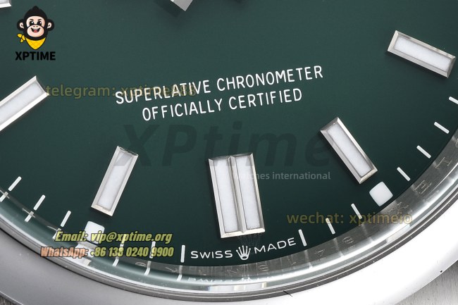 Oyster Perpetual 126000 36mm Clean Green/Stick on SS/SS Bracelet SH3230 Super Clone Oyster Perpetual 126000 36mm Clean Green/Stick on SS/SS Bracelet SH3230 Super Clone