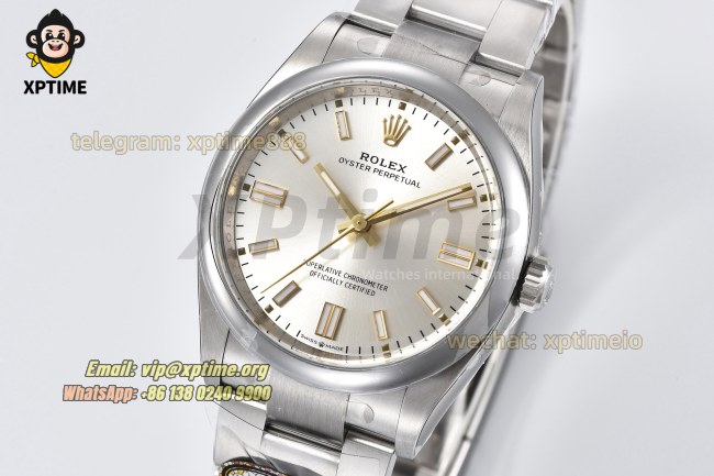 Oyster Perpetual 126000 36mm Clean Silver/Stick on SS/SS Bracelet SH3230 Super Clone Oyster Perpetual 126000 36mm Clean Silver/Stick on SS/SS Bracelet SH3230 Super Clone