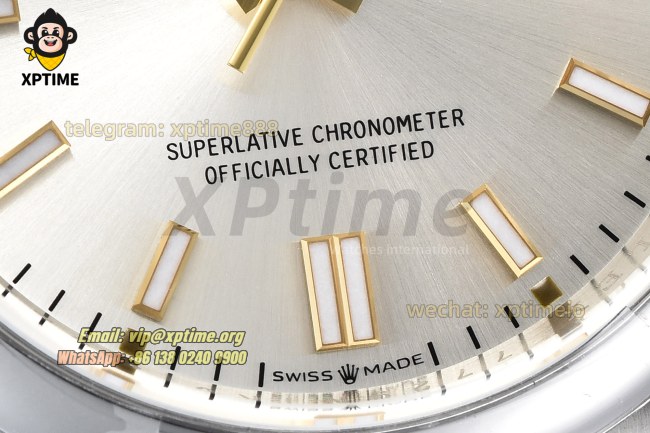 Oyster Perpetual 126000 36mm Clean Silver/Stick on SS/SS Bracelet SH3230 Super Clone Oyster Perpetual 126000 36mm Clean Silver/Stick on SS/SS Bracelet SH3230 Super Clone