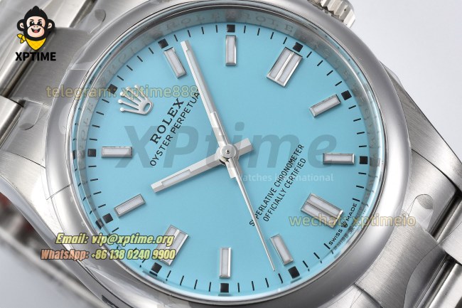 Oyster Perpetual 126000 36mm Clean Tiffany Blue/Stick on SS/SS Bracelet SH3230 Super Clone Oyster Perpetual 126000 36mm Clean Tiffany Blue/Stick on SS/SS Bracelet SH3230 Super Clone