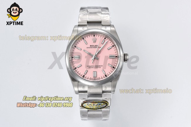 Oyster Perpetual 126000 36mm Clean Pink/Stick on SS/SS Bracelet SH3230 Super Clone Oyster Perpetual 126000 36mm Clean Pink/Stick on SS/SS Bracelet SH3230 Super Clone