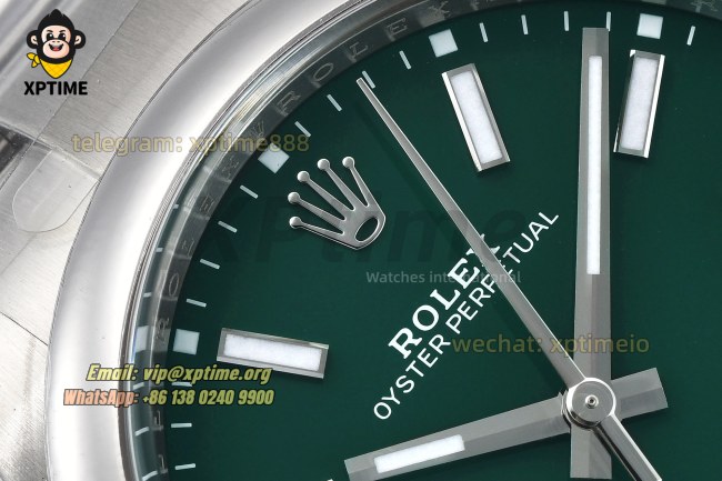 Oyster Perpetual 124300 41mm Clean Green/Stick on SS/SS Bracelet SH3230 Super Clone Oyster Perpetual 124300 41mm Clean Green/Stick on SS/SS Bracelet SH3230 Super Clone