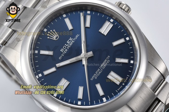 Oyster Perpetual 124300 41mm Clean Blue/Stick on SS/SS Bracelet SH3230 Super Clone Oyster Perpetual 124300 41mm Clean Blue/Stick on SS/SS Bracelet SH3230 Super Clone