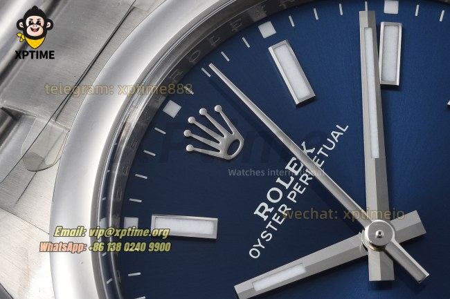 Oyster Perpetual 124300 41mm Clean Blue/Stick on SS/SS Bracelet SH3230 Super Clone Oyster Perpetual 124300 41mm Clean Blue/Stick on SS/SS Bracelet SH3230 Super Clone
