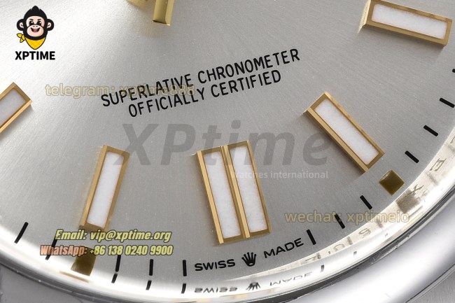 Oyster Perpetual 124300 41mm Clean Silver/Stick on SS/SS Bracelet SH3230 Super Clone Oyster Perpetual 124300 41mm Clean Silver/Stick on SS/SS Bracelet SH3230 Super Clone