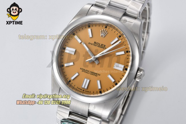 Oyster Perpetual 124300 41mm Clean Yellow/Stick on SS/SS Bracelet SH3230 Super Clone Oyster Perpetual 124300 41mm Clean Yellow/Stick on SS/SS Bracelet SH3230 Super Clone