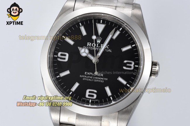Explorer I 214270 39mm Clean Black/Stick & Numeral on SS/SS Bracelet VS3130 Super Clone Explorer I 214270 39mm Clean Black/Stick & Numeral on SS/SS Bracelet VS3130 Super Clone