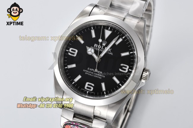 Explorer I 214270 39mm Clean Black/Stick & Numeral on SS/SS Bracelet VS3130 Super Clone Explorer I 214270 39mm Clean Black/Stick & Numeral on SS/SS Bracelet VS3130 Super Clone