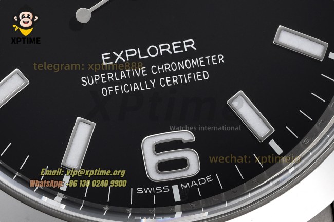 Explorer I 214270 39mm Clean Black/Stick & Numeral on SS/SS Bracelet VS3130 Super Clone Explorer I 214270 39mm Clean Black/Stick & Numeral on SS/SS Bracelet VS3130 Super Clone