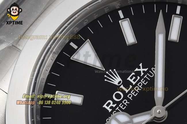 Explorer I 214270 39mm Clean Black/Stick & Numeral on SS/SS Bracelet VS3130 Super Clone Explorer I 214270 39mm Clean Black/Stick & Numeral on SS/SS Bracelet VS3130 Super Clone