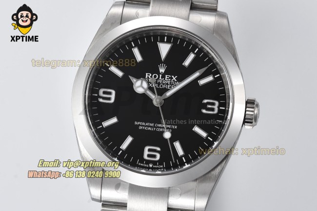 Explorer I 224270 40mm Clean Black/Stick & Numeral on SS/SS Bracelet SH3230 Super Clone Explorer I 224270 40mm Clean Black/Stick & Numeral on SS/SS Bracelet SH3230 Super Clone