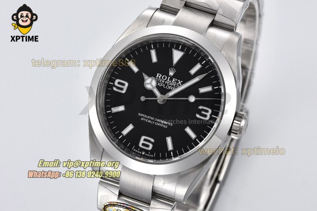 Explorer I 224270 40mm Clean Black/Stick & Numeral on SS/SS Bracelet SH3230 Super Clone Explorer I 224270 40mm Clean Black/Stick & Numeral on SS/SS Bracelet SH3230 Super Clone