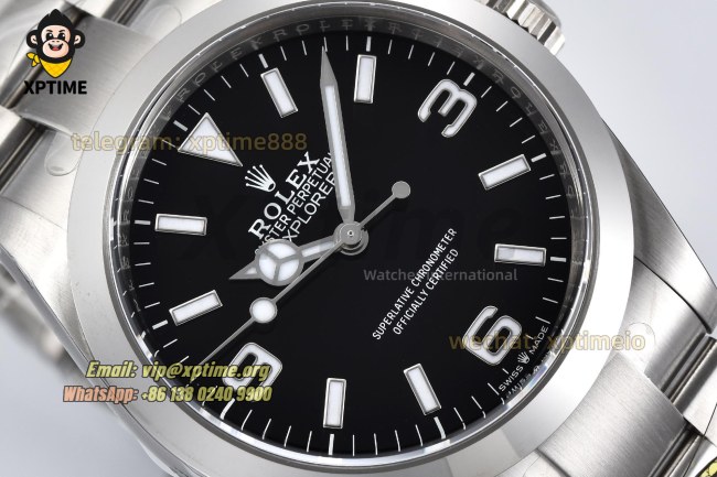 Explorer I 224270 40mm Clean Black/Stick & Numeral on SS/SS Bracelet SH3230 Super Clone Explorer I 224270 40mm Clean Black/Stick & Numeral on SS/SS Bracelet SH3230 Super Clone