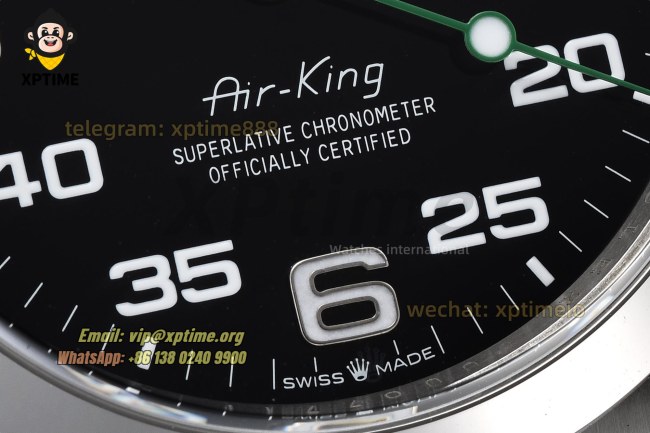 Airking 126900 40mm Clean Black/Numeral on SS Bracelet SH3230 Super Clone Airking 126900 40mm Clean Black/Numeral on SS Bracelet SH3230 Super Clone