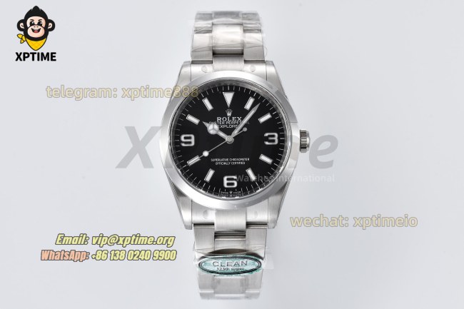 Explorer I 124270 36mm Clean Black/Stick & Numeral on SS/SS Bracelet SH3230 Super Clone Explorer I 124270 36mm Clean Black/Stick & Numeral on SS/SS Bracelet SH3230 Super Clone