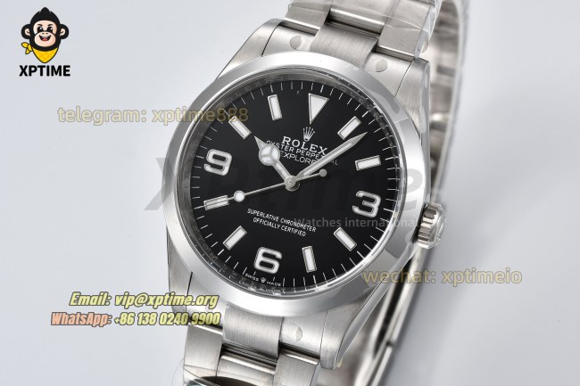 Explorer I 124270 36mm Clean Black/Stick & Numeral on SS/SS Bracelet SH3230 Super Clone Explorer I 124270 36mm Clean Black/Stick & Numeral on SS/SS Bracelet SH3230 Super Clone