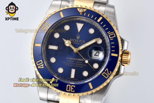 Submariner 116613LB 40mm Clean Blue/Dot on YG/SS Bracelet VS3135 Submariner 116613LB 40mm Clean Blue/Dot on YG/SS Bracelet VS3135