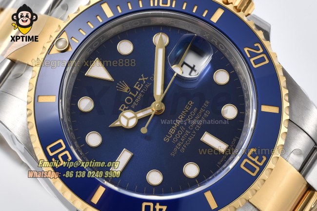 Submariner 116613LB 40mm Clean Blue/Dot on YG/SS Bracelet VS3135 Submariner 116613LB 40mm Clean Blue/Dot on YG/SS Bracelet VS3135