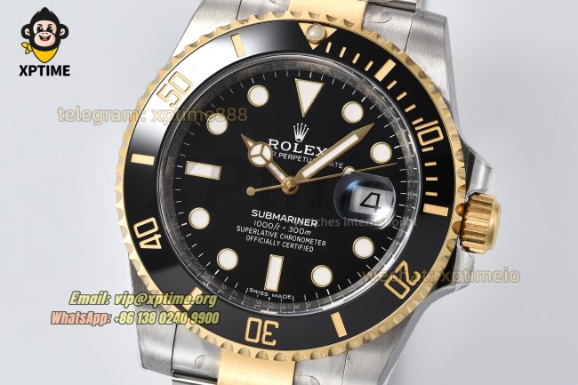 Submariner 116613LN 40mm Clean Black/Dot on YG/SS Bracelet VS3135 Submariner 116613LN 40mm Clean Black/Dot on YG/SS Bracelet VS3135
