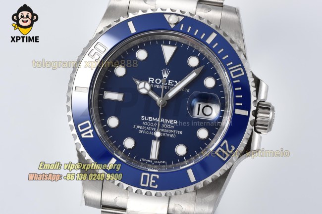 Submariner 116619LB 40mm Clean Blue/Dot on SS/SS Bracelet VS3135 Super Clone Submariner 116619LB 40mm Clean Blue/Dot on SS/SS Bracelet VS3135 Super Clone