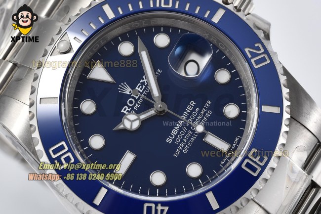 Submariner 116619LB 40mm Clean Blue/Dot on SS/SS Bracelet VS3135 Super Clone Submariner 116619LB 40mm Clean Blue/Dot on SS/SS Bracelet VS3135 Super Clone