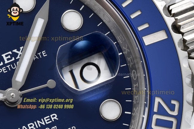 Submariner 116619LB 40mm Clean Blue/Dot on SS/SS Bracelet VS3135 Super Clone Submariner 116619LB 40mm Clean Blue/Dot on SS/SS Bracelet VS3135 Super Clone