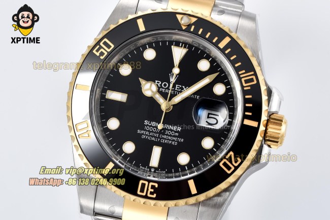 Submariner 126613LN 41mm Clean Black/Dot on YG/SS Bracelet SH3235 Submariner 126613LN 41mm Clean Black/Dot on YG/SS Bracelet SH3235