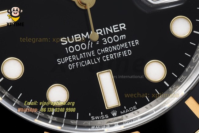 Submariner 126613LN 41mm Clean Black/Dot on YG/SS Bracelet SH3235 Submariner 126613LN 41mm Clean Black/Dot on YG/SS Bracelet SH3235
