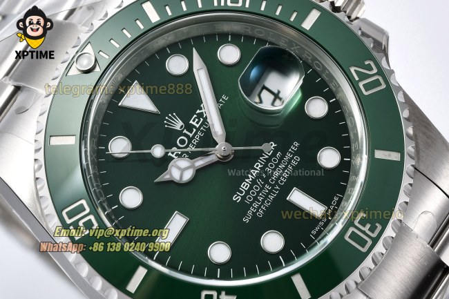 Submariner 116610LN 41mm Clean Green/Dot on SS/SS Bracelet VS3135 Submariner 116610LN 41mm Clean Green/Dot on SS/SS Bracelet VS3135