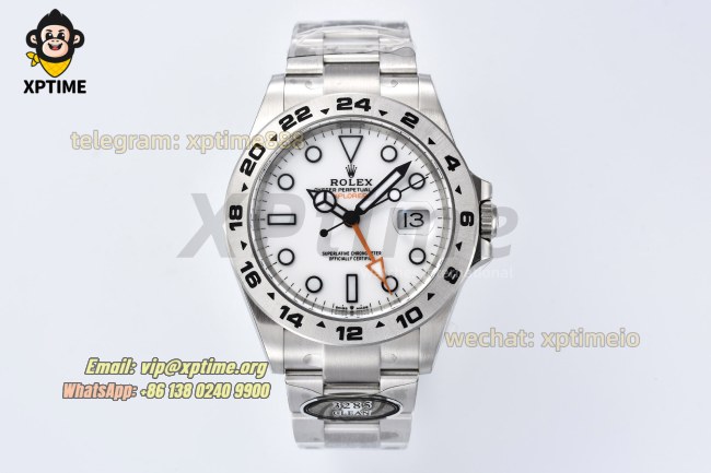 Explorer II 226570 42mm CLEAN White/Dot on SS/SS Bracelet VS3285 Super Clone Explorer II 226570 42mm CLEAN White/Dot on SS/SS Bracelet VS3285 Super Clone