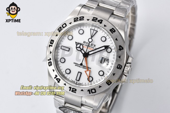 Explorer II 226570 42mm CLEAN White/Dot on SS/SS Bracelet VS3285 Super Clone Explorer II 226570 42mm CLEAN White/Dot on SS/SS Bracelet VS3285 Super Clone