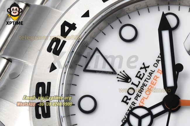 Explorer II 226570 42mm CLEAN White/Dot on SS/SS Bracelet VS3285 Super Clone Explorer II 226570 42mm CLEAN White/Dot on SS/SS Bracelet VS3285 Super Clone