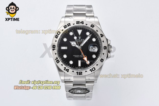 Explorer II 226570 42mm CLEAN Black/Dot on SS/SS Bracelet VS3285 Super Clone Explorer II 226570 42mm CLEAN Black/Dot on SS/SS Bracelet VS3285 Super Clone