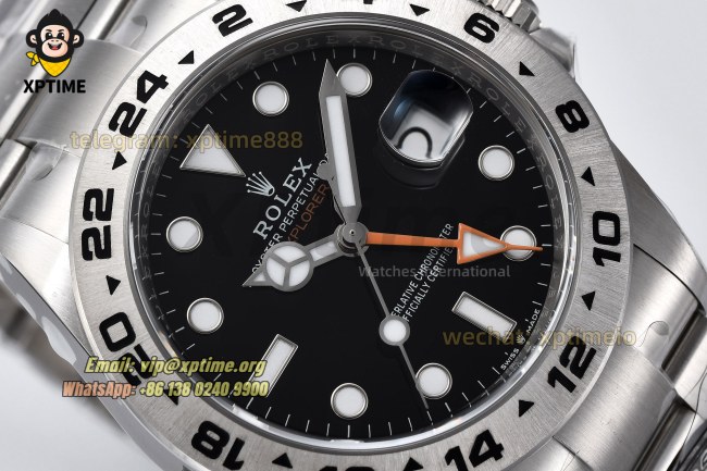 Explorer II 226570 42mm CLEAN Black/Dot on SS/SS Bracelet VS3285 Super Clone Explorer II 226570 42mm CLEAN Black/Dot on SS/SS Bracelet VS3285 Super Clone