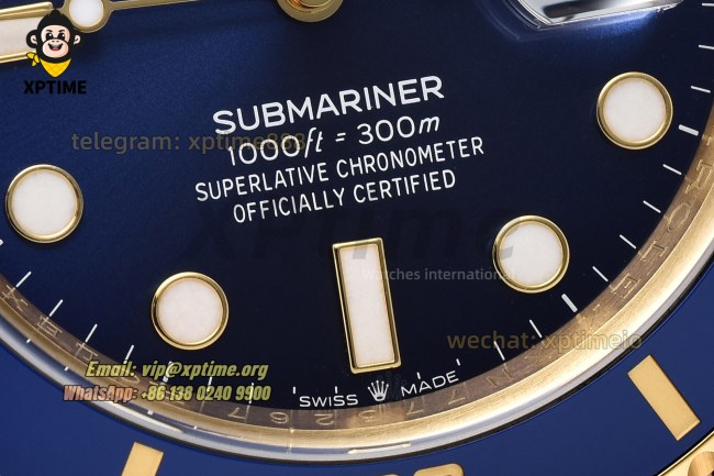 Submariner 126618LB 41mm Clean Blue/Dot on YG/YG Bracelet SH3235 Super Clone Submariner 126618LB 41mm Clean Blue/Dot on YG/YG Bracelet SH3235 Super Clone