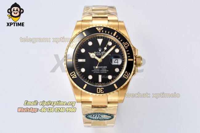 Submariner 126618LB 41mm Clean Black/Dot on YG/YG Bracelet SH3235 Super Clone Submariner 126618LB 41mm Clean Black/Dot on YG/YG Bracelet SH3235 Super Clone