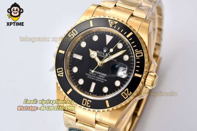 Submariner 126618LB 41mm Clean Black/Dot on YG/YG Bracelet SH3235 Super Clone Submariner 126618LB 41mm Clean Black/Dot on YG/YG Bracelet SH3235 Super Clone