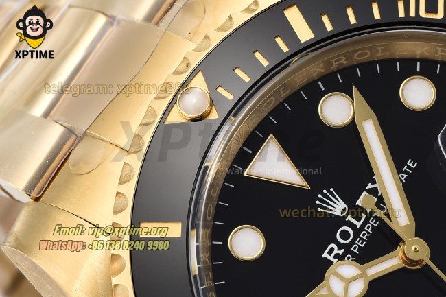 Submariner 116618LN 41mm Clean Black/Dot on YG/YG Bracelet VS3135 Super Clone Submariner 116618LN 41mm Clean Black/Dot on YG/YG Bracelet VS3135 Super Clone