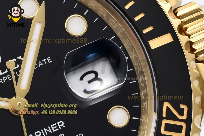 Submariner 116618LN 41mm Clean Black/Dot on YG/YG Bracelet VS3135 Super Clone Submariner 116618LN 41mm Clean Black/Dot on YG/YG Bracelet VS3135 Super Clone