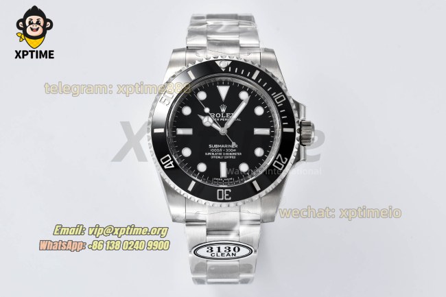Submariner No Date 114060 40mm Clean Black/Dot on SS/SS Bracelet VS3130 Submariner No Date 114060 40mm Clean Black/Dot on SS/SS Bracelet VS3130