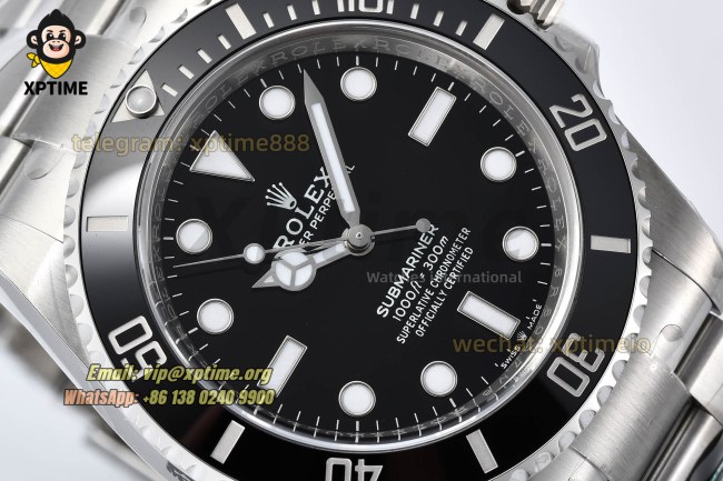 Submariner No Date 124060 40mm Clean Black/Dot on SS/SS Bracelet SH3230 Submariner No Date 124060 40mm Clean Black/Dot on SS/SS Bracelet SH3230